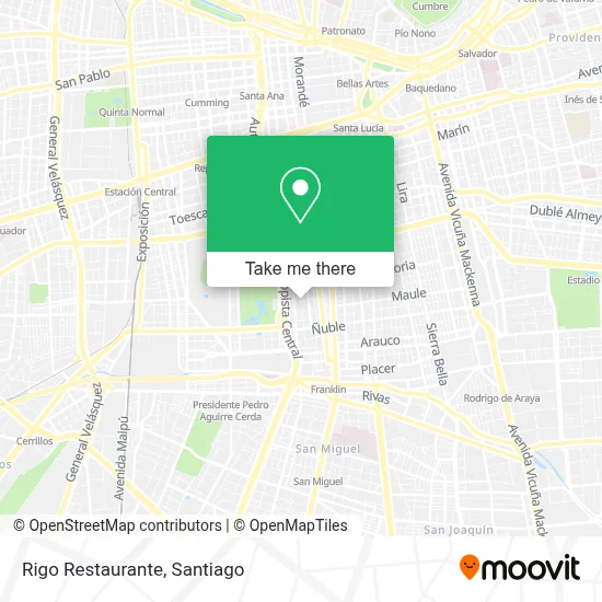 Rigo Restaurante map