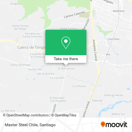 Master Steel Chile map