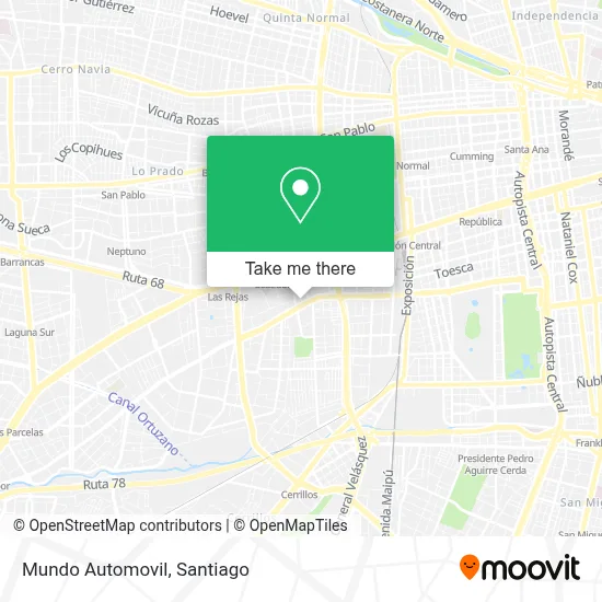 Mundo Automovil map