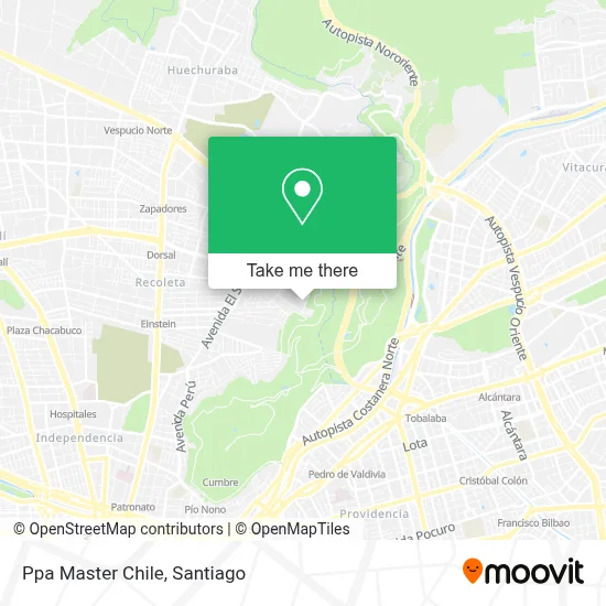 Ppa Master Chile map