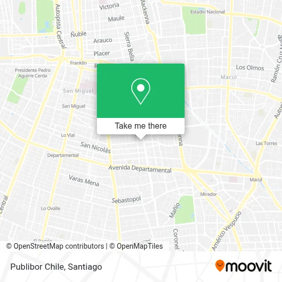 Publibor Chile map