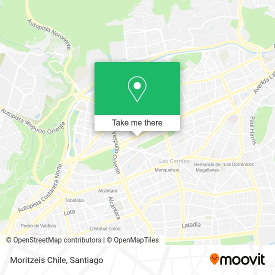 Moritzeis Chile map