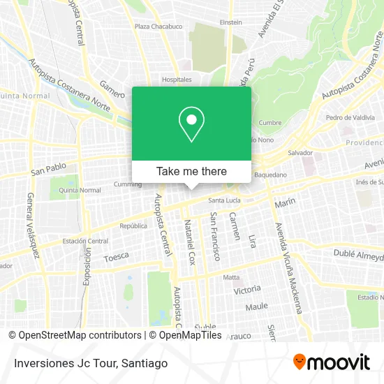 Inversiones Jc Tour map