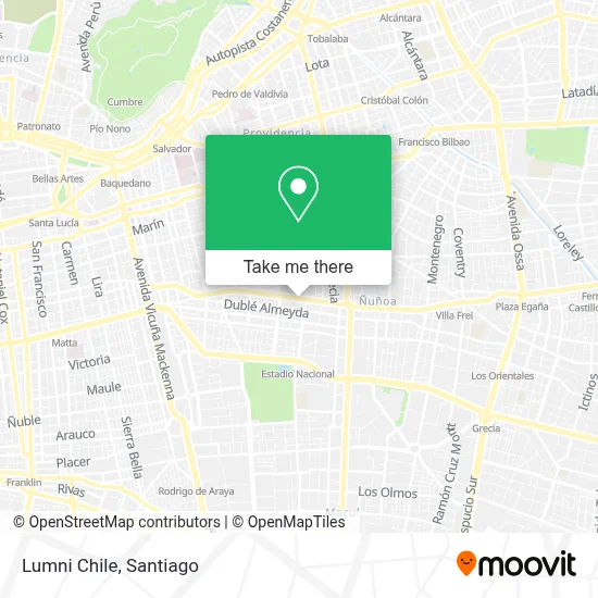 Lumni Chile map