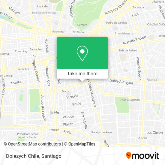 Dolezych Chile map