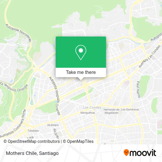 Mothers Chile map