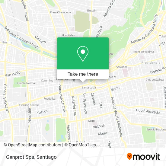Genprot Spa map