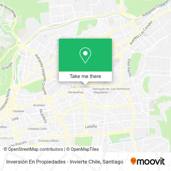 Inversión En Propiedades - Invierte Chile map