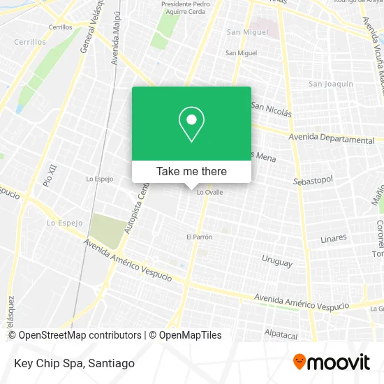 Key Chip Spa map