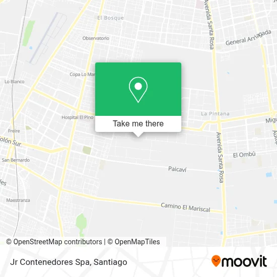 Jr Contenedores Spa map