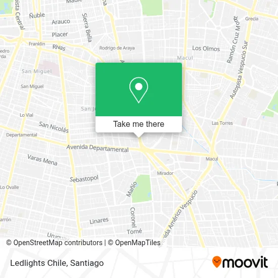 Ledlights Chile map