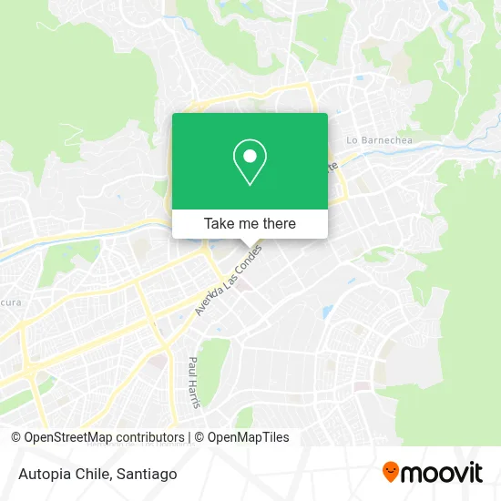 Autopia Chile map
