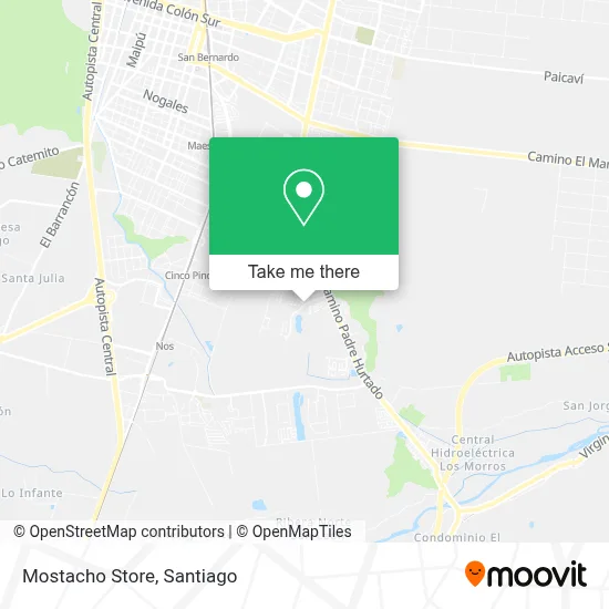 Mostacho Store map