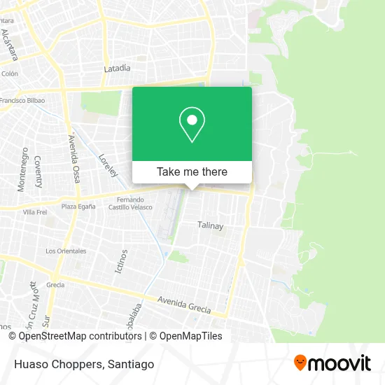 Huaso Choppers map