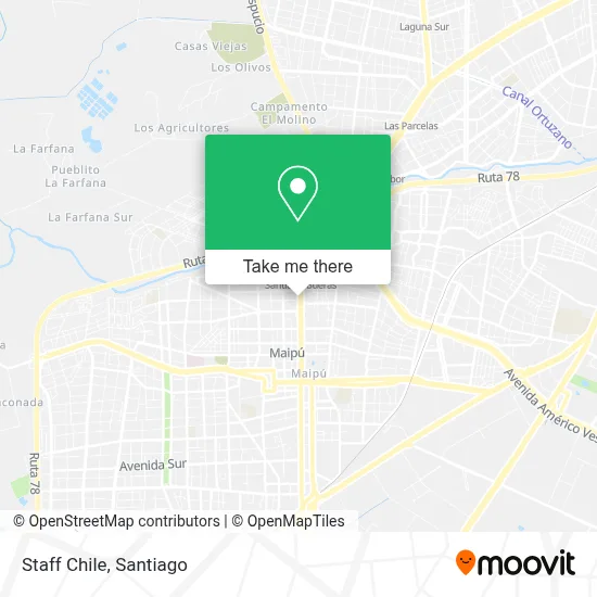 Staff Chile map