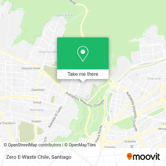 Zero E-Waste Chile map