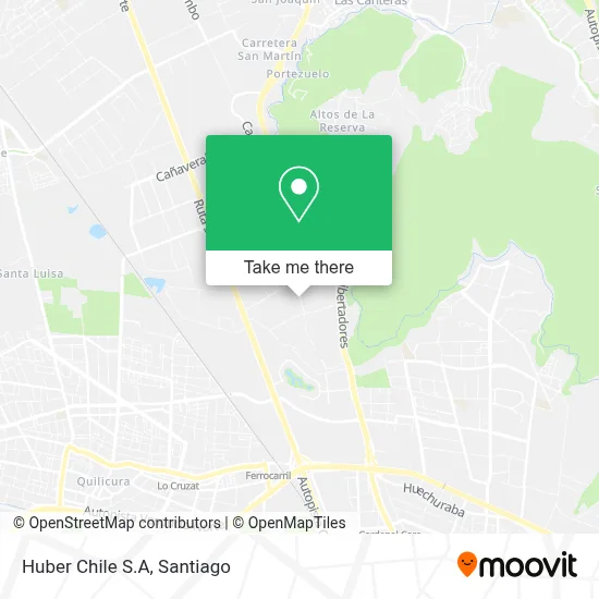 Huber Chile S.A map