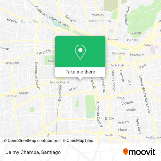 Jaimy Chambe map