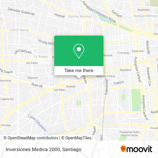 Inversiones Medica 2000 map