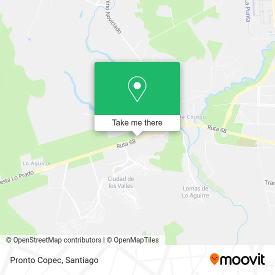 Pronto Copec map