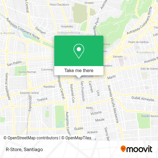 R-Store map