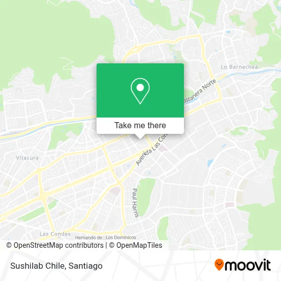 Sushilab Chile map