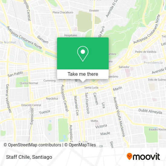 Staff Chile map