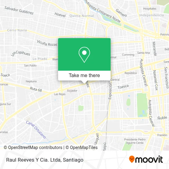Raul Reeves Y Cia. Ltda map