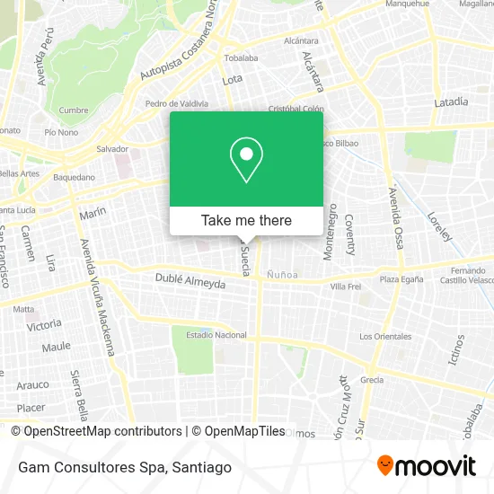 Gam Consultores Spa map