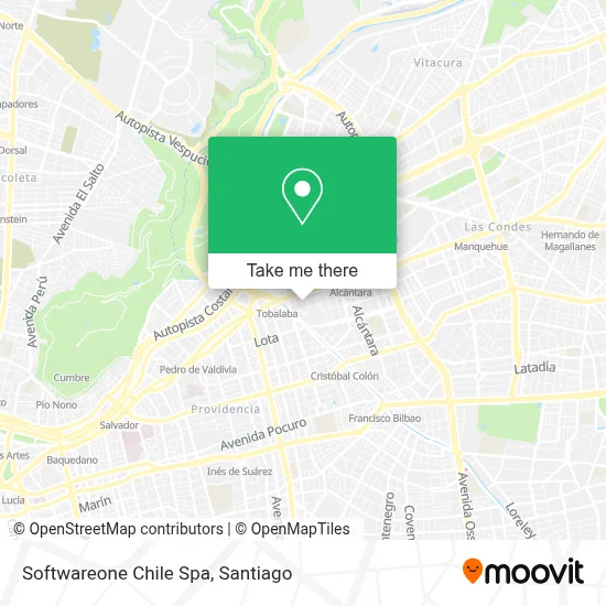 Softwareone Chile Spa map