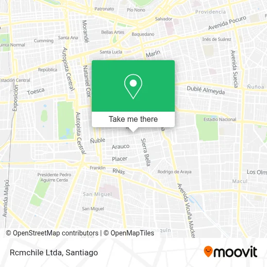 Rcmchile Ltda map