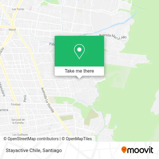 Stayactive Chile map