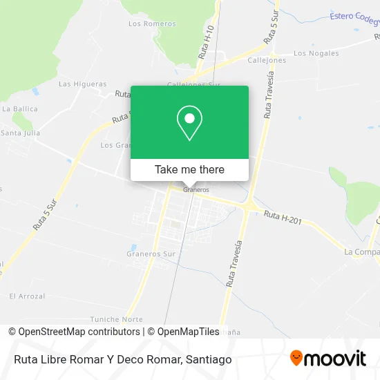 Ruta Libre Romar Y Deco Romar map