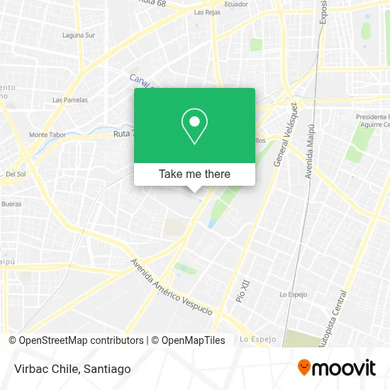 Virbac Chile map