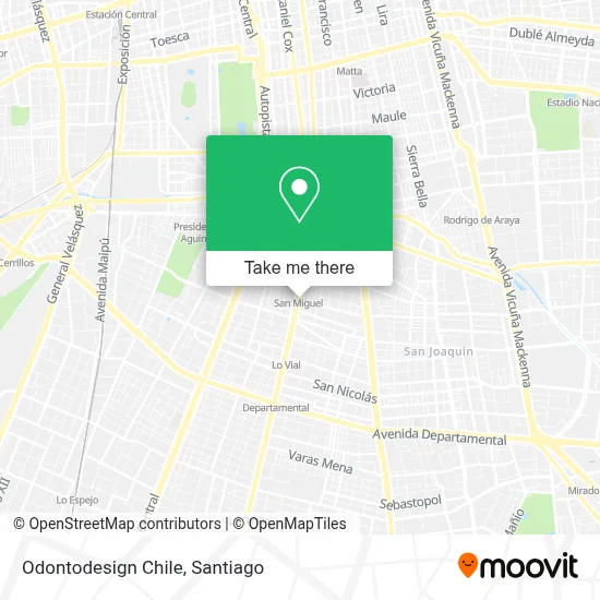 Odontodesign Chile map