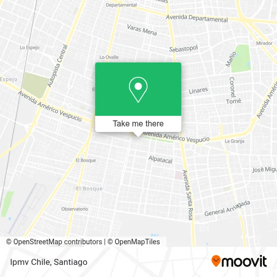 Ipmv Chile map