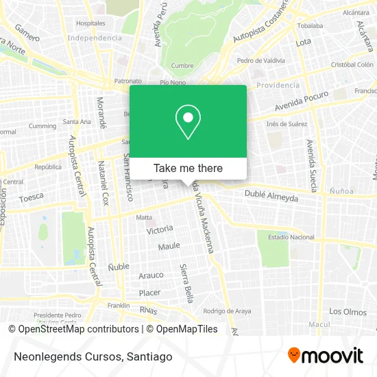 Neonlegends Cursos map