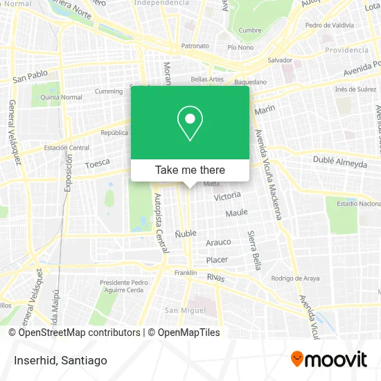 Inserhid map