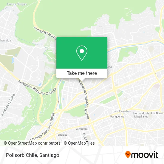 Polisorb Chile map