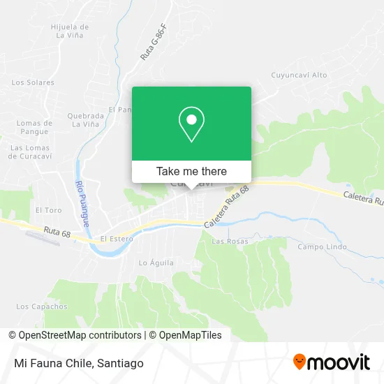 Mi Fauna Chile map
