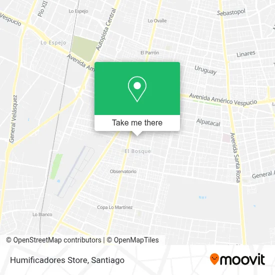 Humificadores Store map
