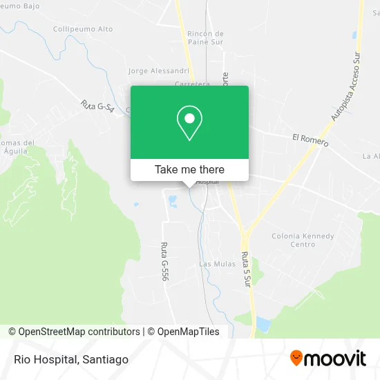 Rio Hospital map