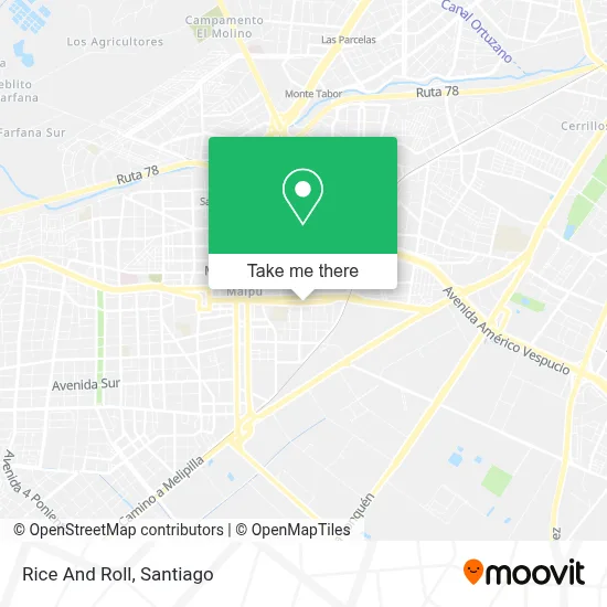 Rice And Roll map