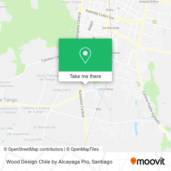 Wood Design Chile by Alcayaga Pro map