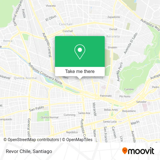Revor Chile map