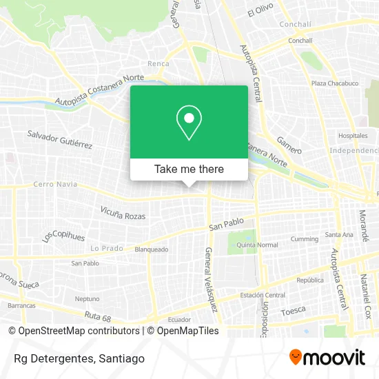 Rg Detergentes map