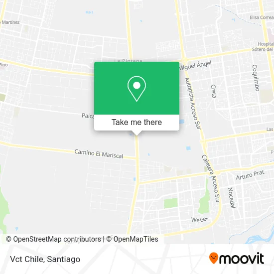 Vct Chile map