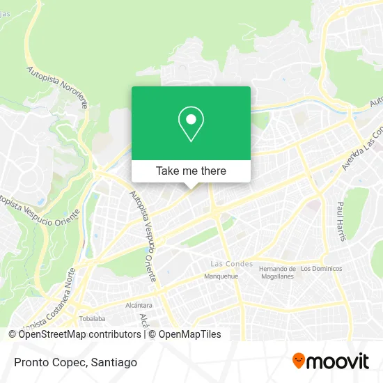 Pronto Copec map