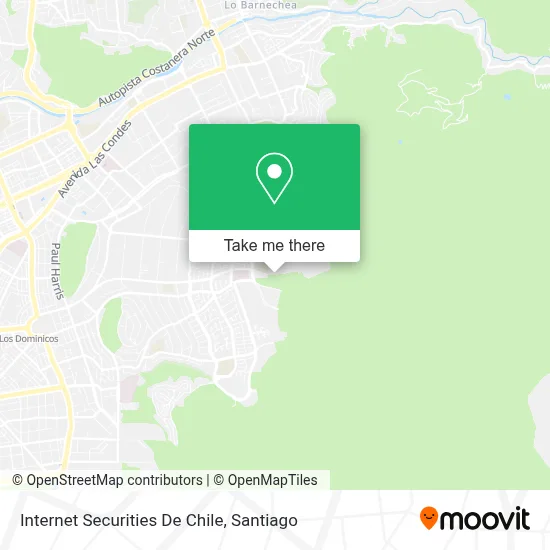 Internet Securities De Chile map