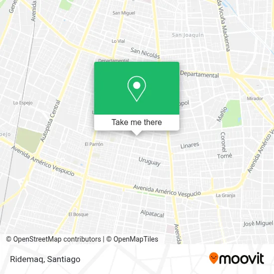 Ridemaq map